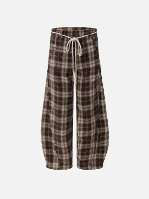 Aelfric Eden Vintage Plaid Barrel Pants