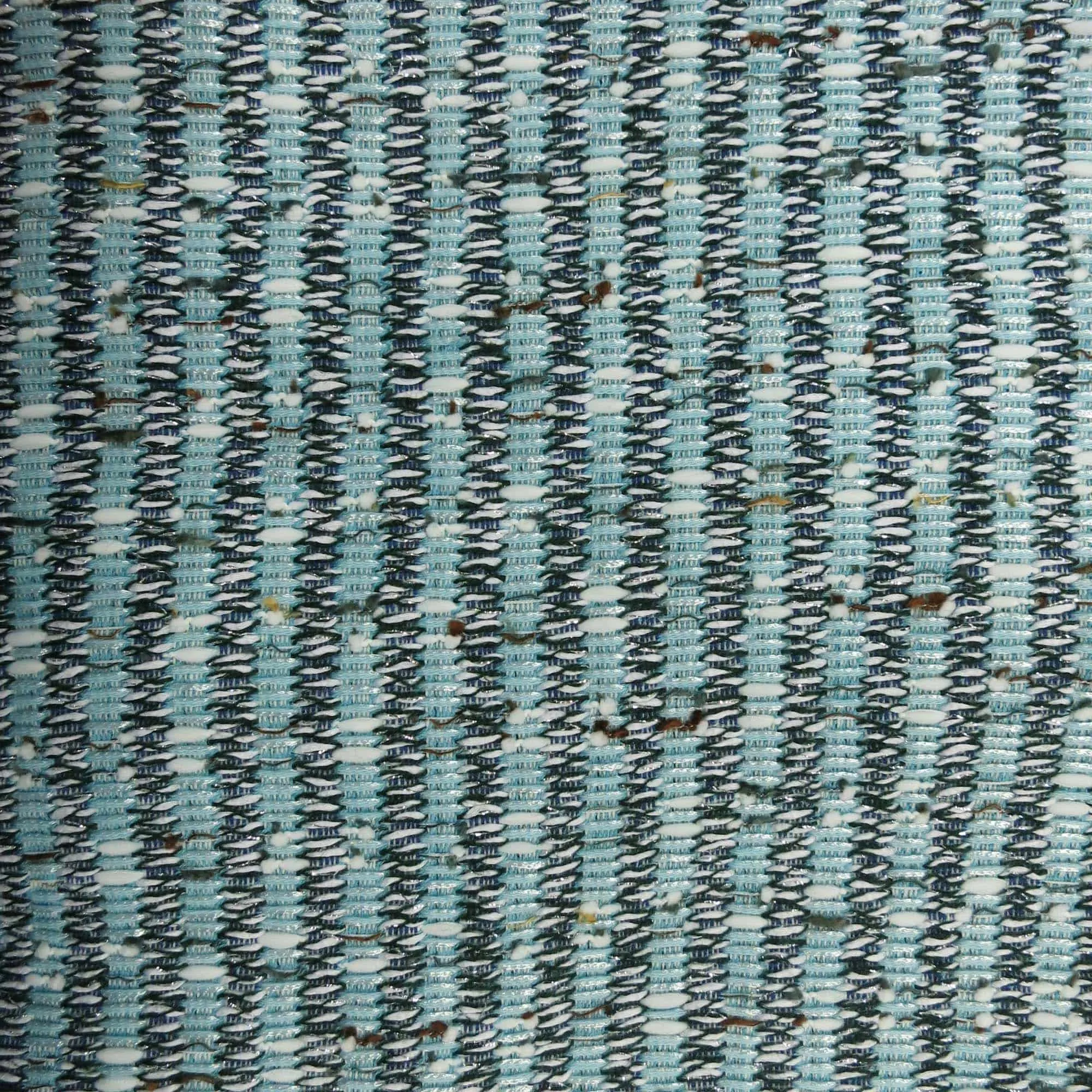 Aqua Blue and Navy Accent Tweed/ Boucle