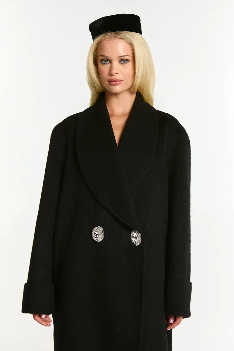 AUDRINA COAT IN BLACK