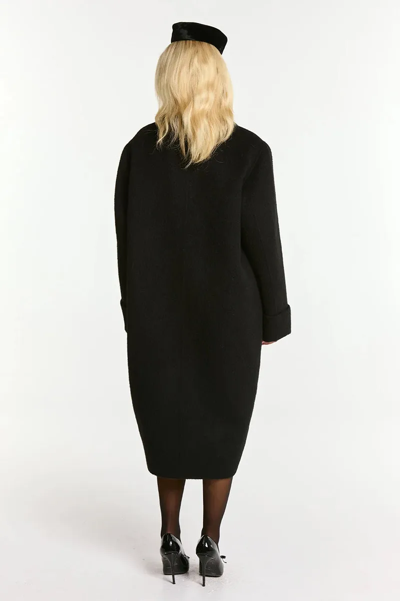 AUDRINA COAT IN BLACK