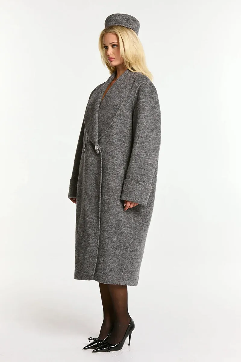 AUDRINA COAT IN GREY