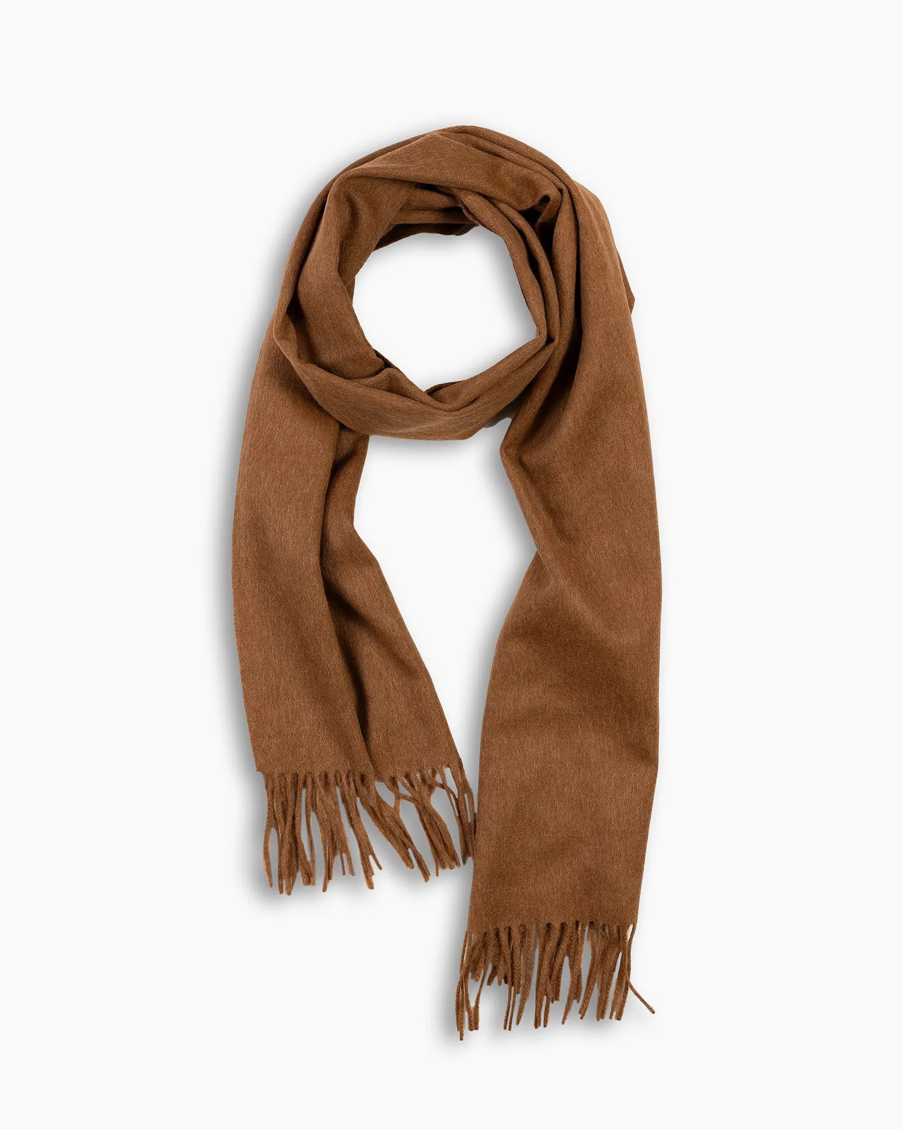 Camel Wool & Alpaca Scarf