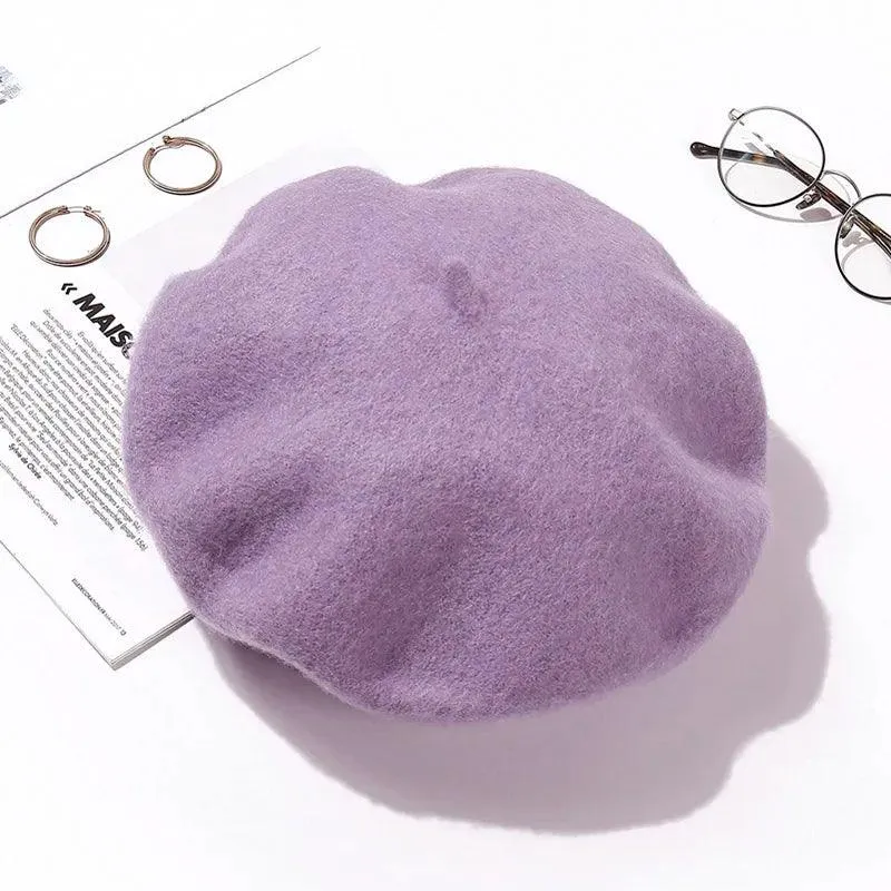 Chic French Wool Beret - A Touch of Timeless Elegance