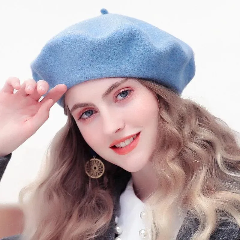 Chic French Wool Beret - A Touch of Timeless Elegance