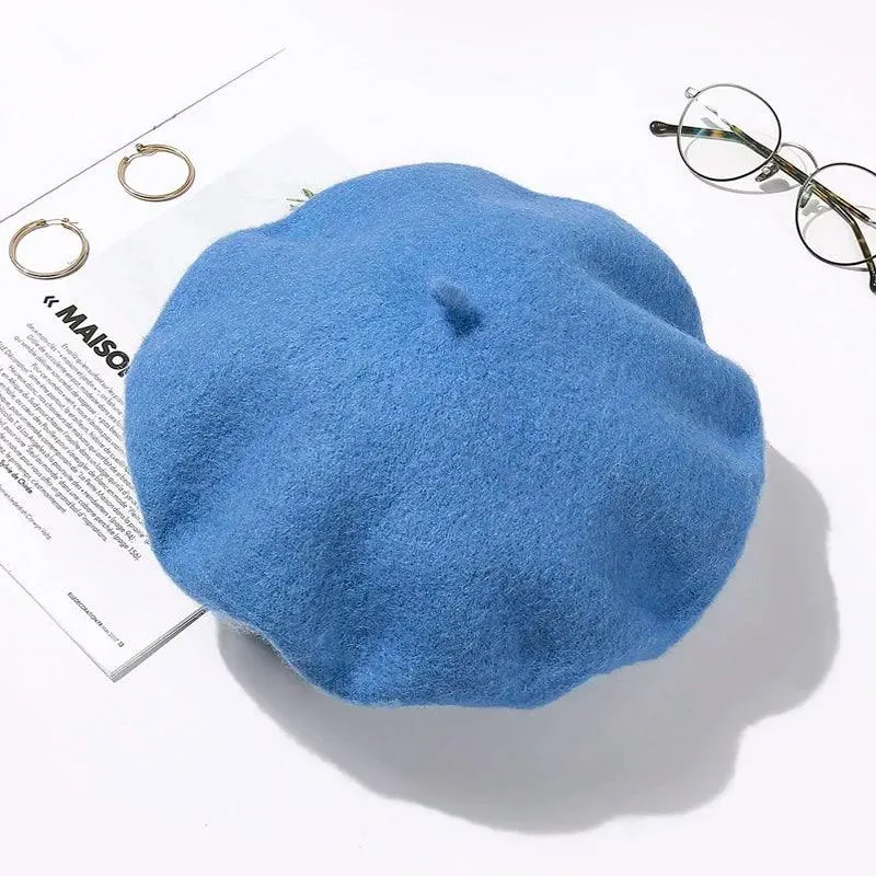 Chic French Wool Beret - A Touch of Timeless Elegance