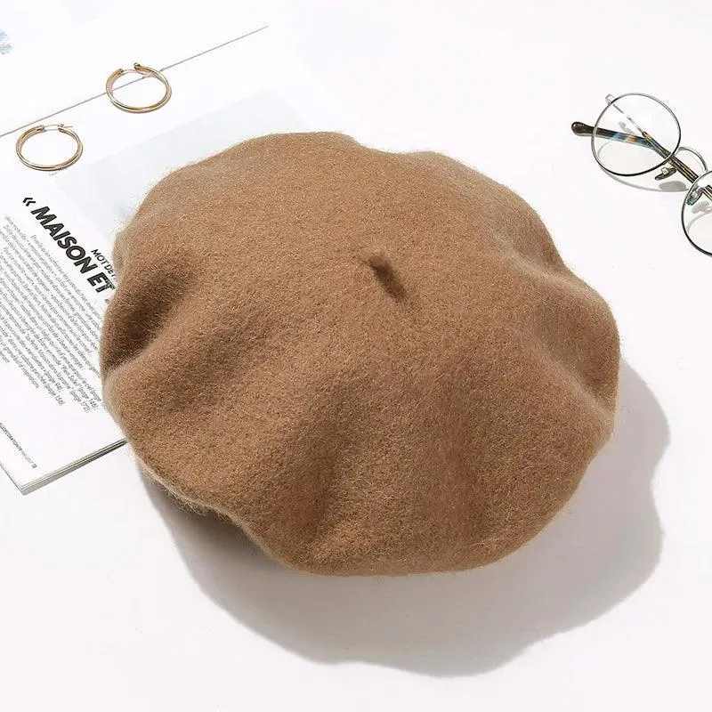 Chic French Wool Beret - A Touch of Timeless Elegance