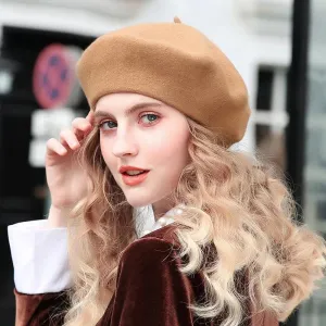 Chic French Wool Beret - A Touch of Timeless Elegance