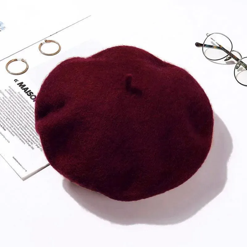 Chic French Wool Beret - A Touch of Timeless Elegance