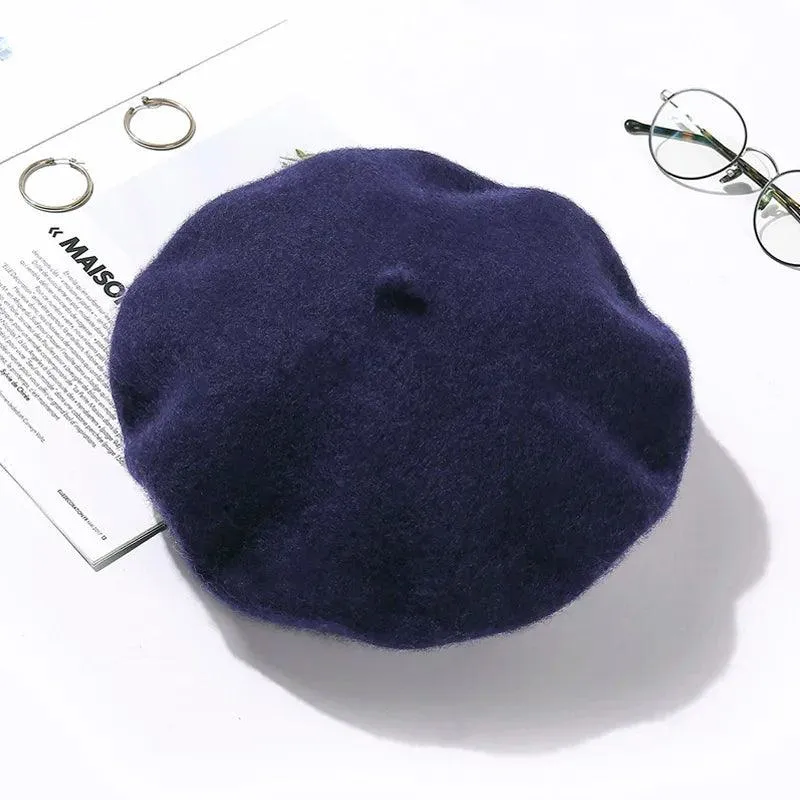 Chic French Wool Beret - A Touch of Timeless Elegance