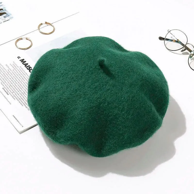 Chic French Wool Beret - A Touch of Timeless Elegance