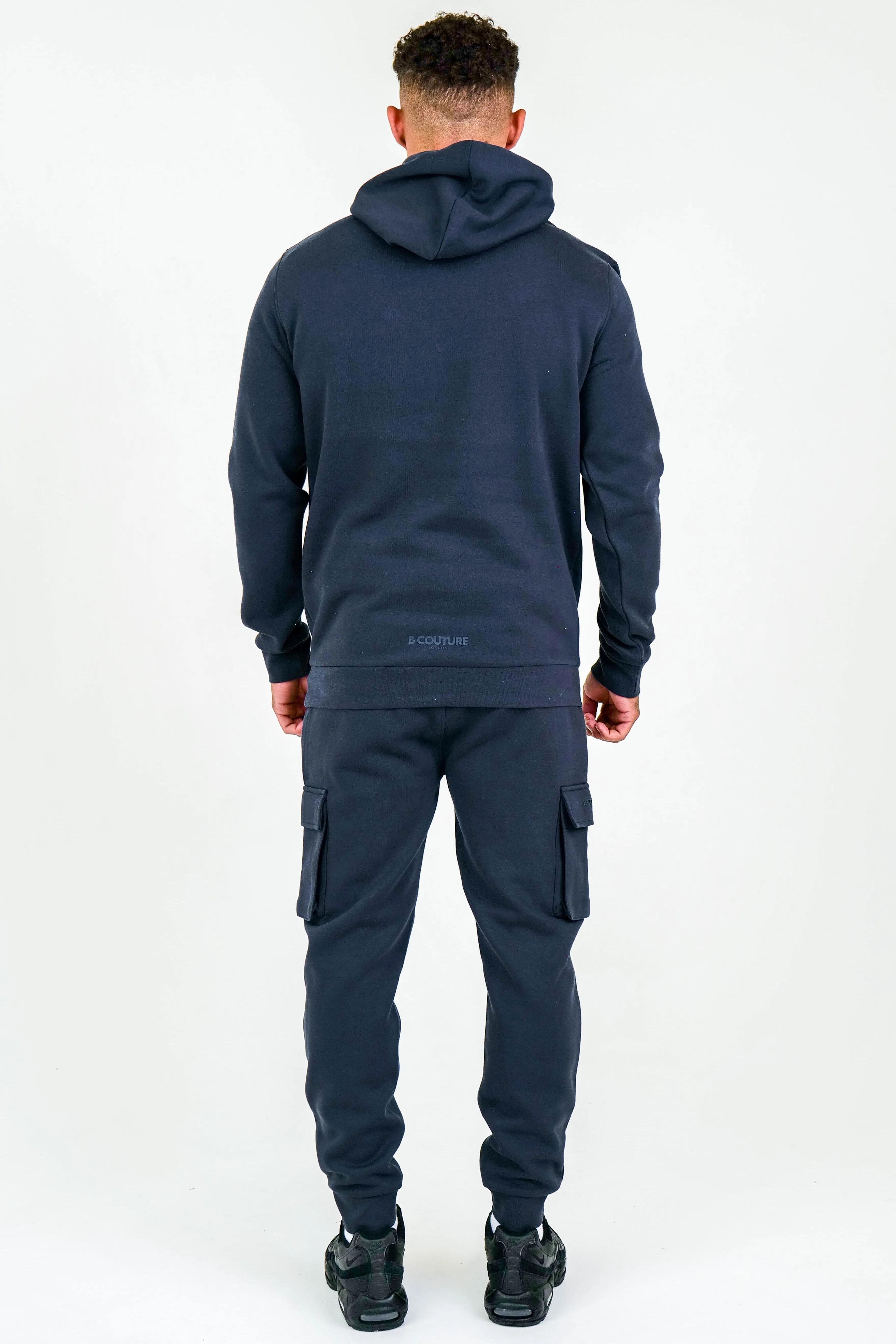 Compton Street Cargo Fleece Tracksuit - Navy