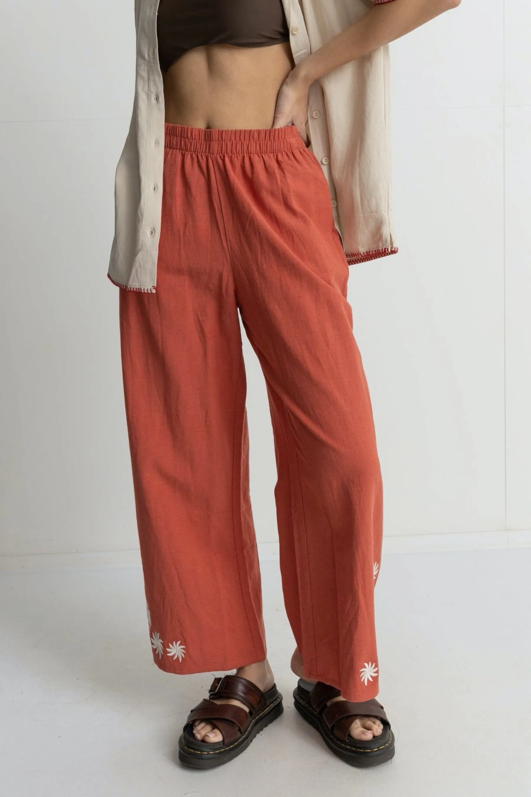 Coral Foral Pant