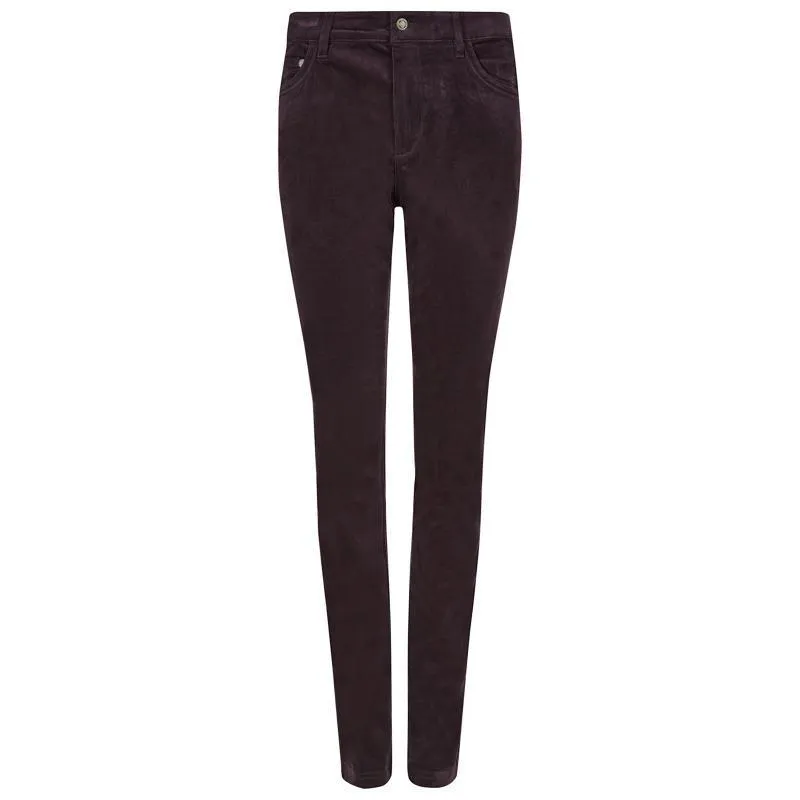 Dubarry Honeysuckle Ladies Stretch Pincord Jeans - Plum