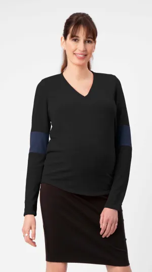 Elbow Cuff Maternity Sweater