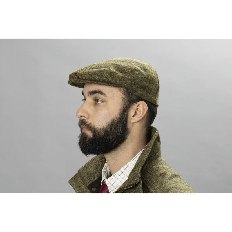 Harkila Kenmore Mens Flat Cap - Forest Green