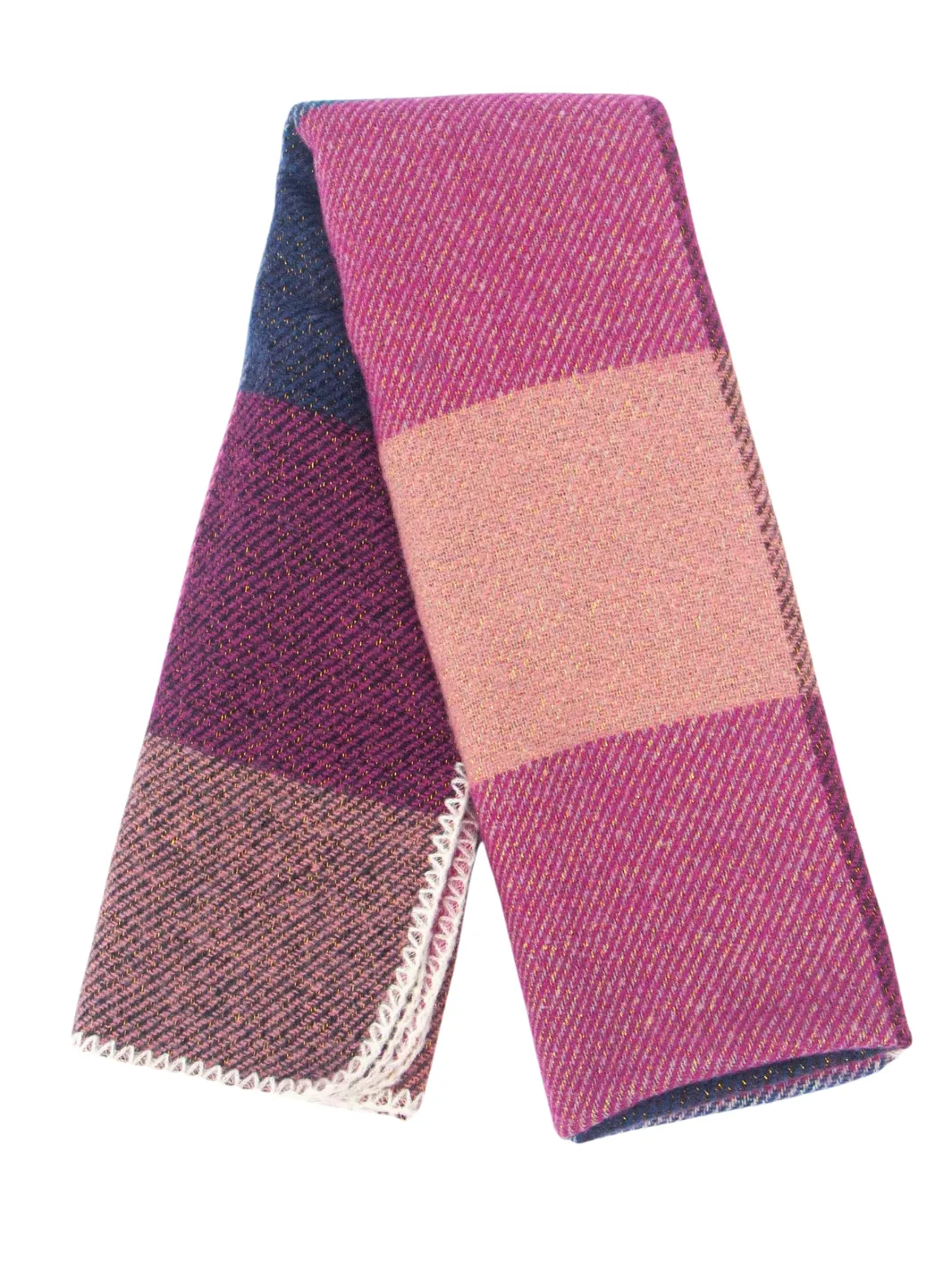 Heavyweight Scarf - Fuchsia Check