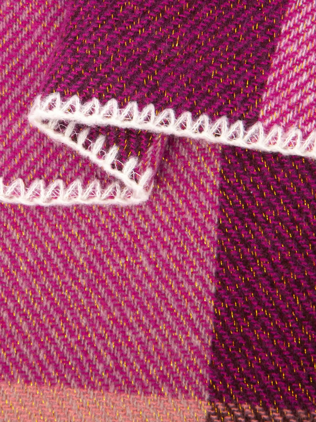 Heavyweight Scarf - Fuchsia Check