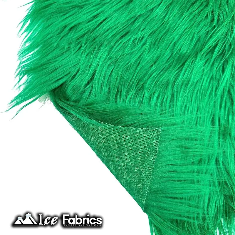 IceFabrics Square Shaggy Long Pile Faux Fur Fabric