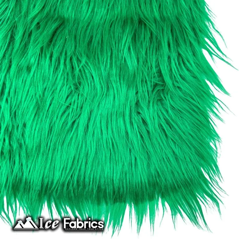 IceFabrics Square Shaggy Long Pile Faux Fur Fabric