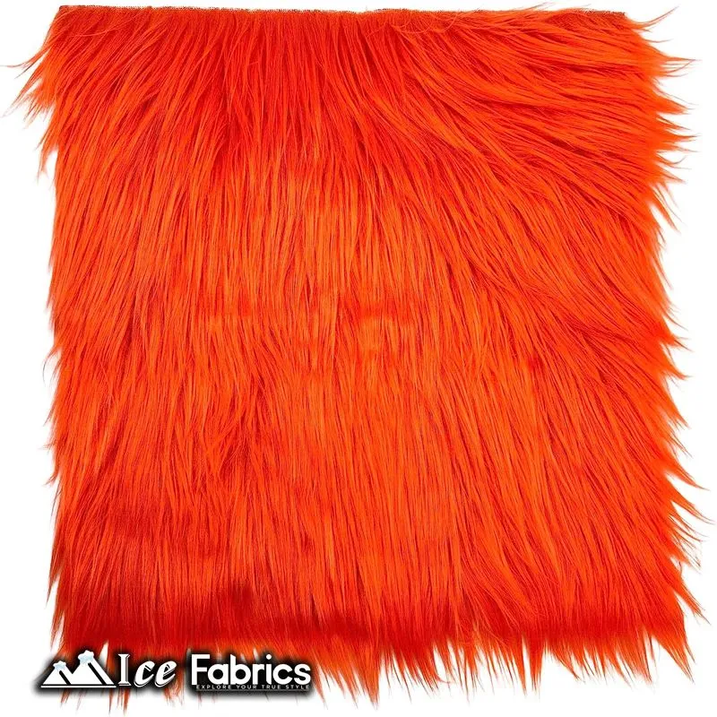 IceFabrics Square Shaggy Long Pile Faux Fur Fabric