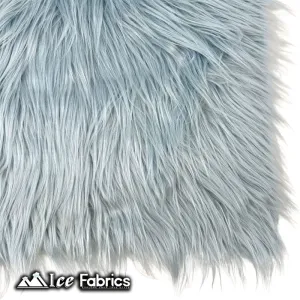 IceFabrics Square Shaggy Long Pile Faux Fur Fabric