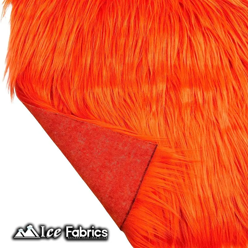 IceFabrics Square Shaggy Long Pile Faux Fur Fabric