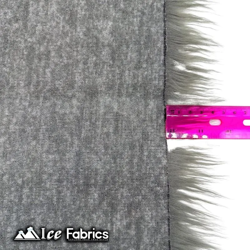 IceFabrics Square Shaggy Long Pile Faux Fur Fabric