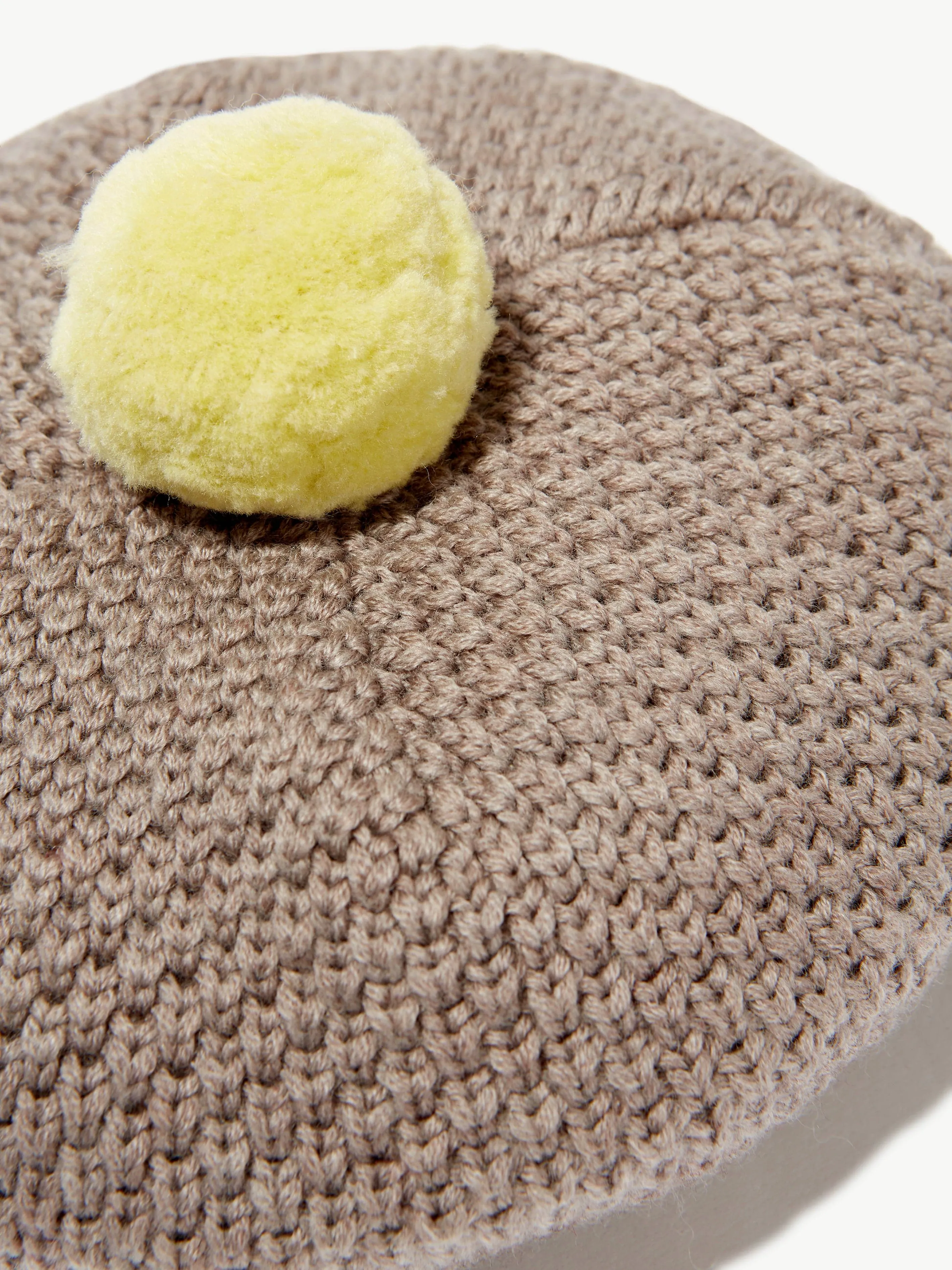 Konges Slojd Kids Merino Wool Pom Pom Beret