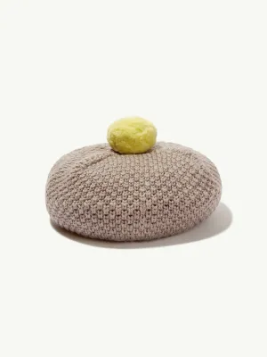 Konges Slojd Kids Merino Wool Pom Pom Beret