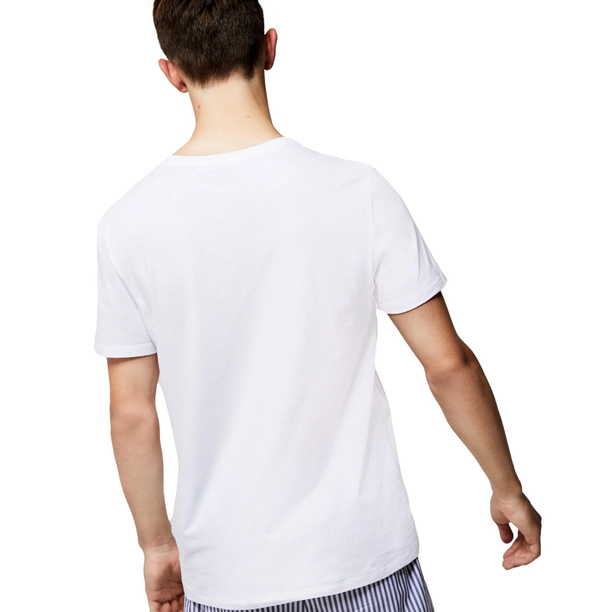 Lacoste Essentials Pure Cotton Crew Neck T-Shirt 3 Pack - White