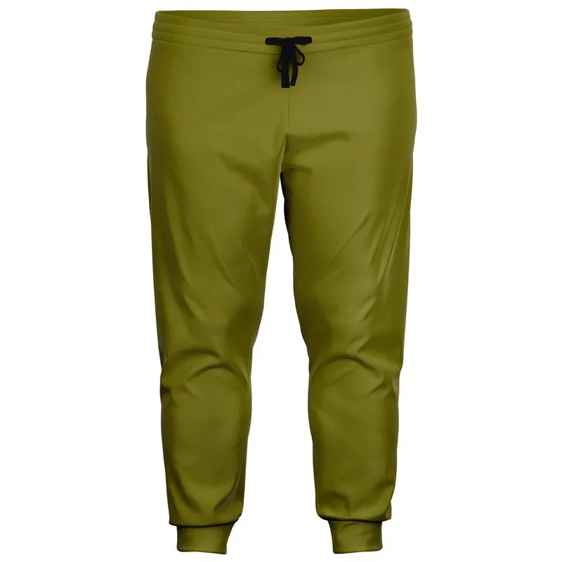 Medium Dark Midtone Yellow Joggers | Unisex | with PLUS sizes | C0M0Y80K60