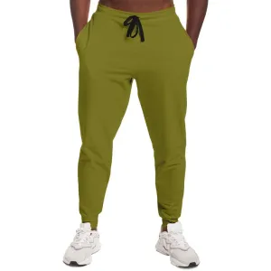 Medium Dark Midtone Yellow Joggers | Unisex | with PLUS sizes | C0M0Y80K60