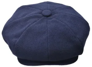 Men's dark blue apple hats bruno capelo blue wool apple hats