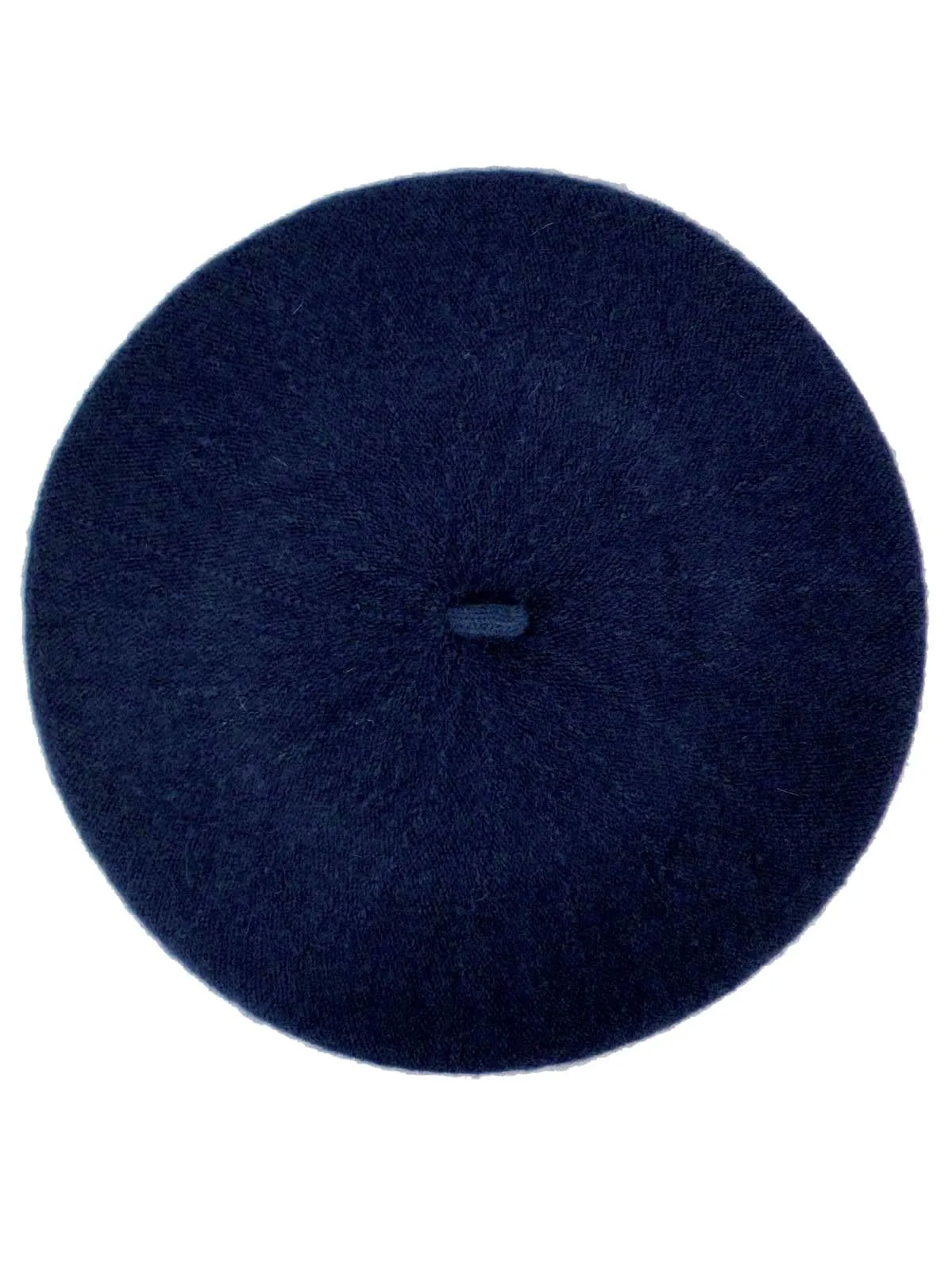 Navy Blue Vintage Style Pure Wool Beret