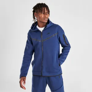 Nike Sportswear Tech Fleece Full Zip Hoodie Midnight Navy / Black