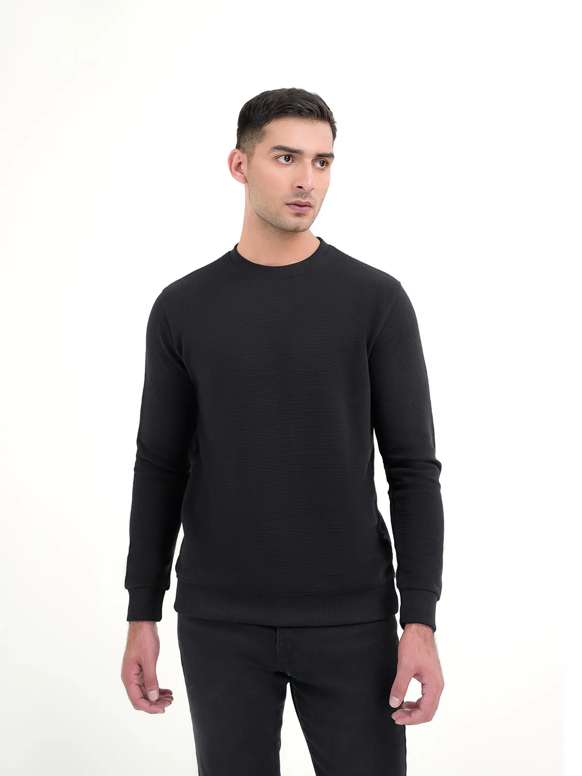 "ARIA" Casual Crew Neck Fleece Sweatshirt