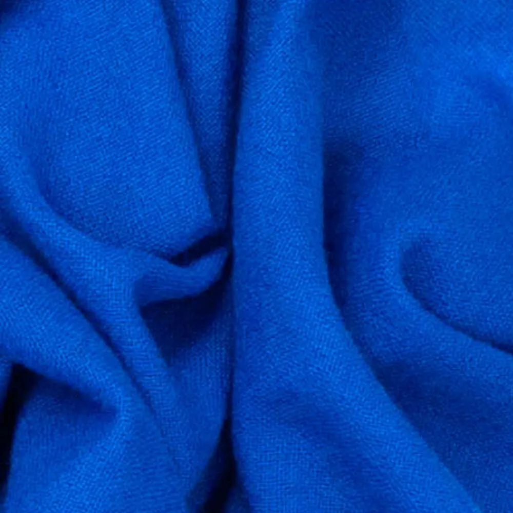 Royal Blue Gossamer Cashmere Shawl