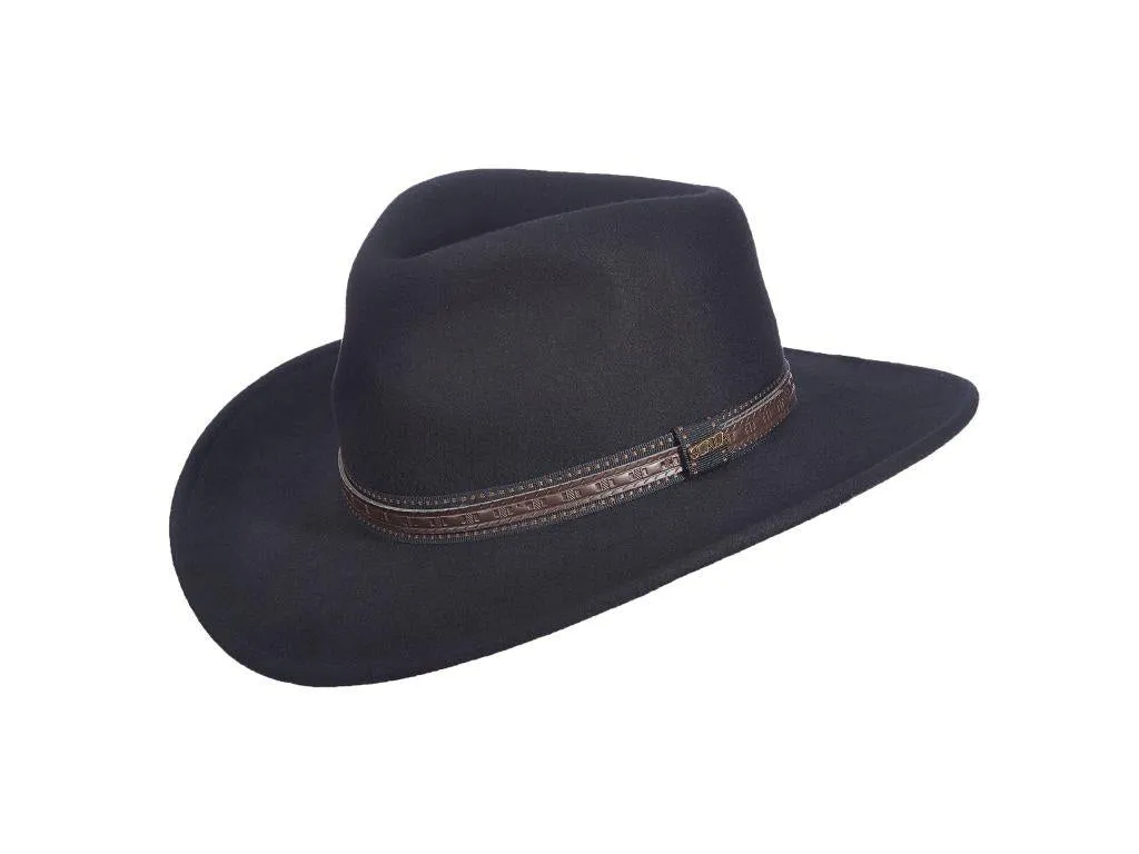 Scala San Antonio Crushable Wool Felt Outback Hat