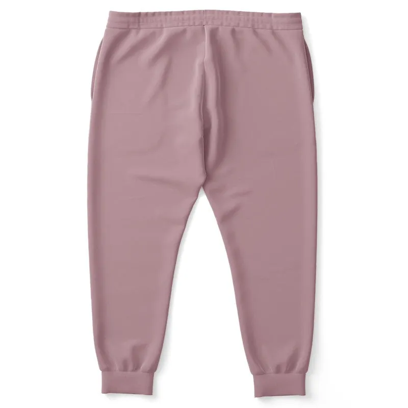 Shaded Pale Pastel Pink Brown Joggers | Unisex | with PLUS sizes | C0M30Y8K30