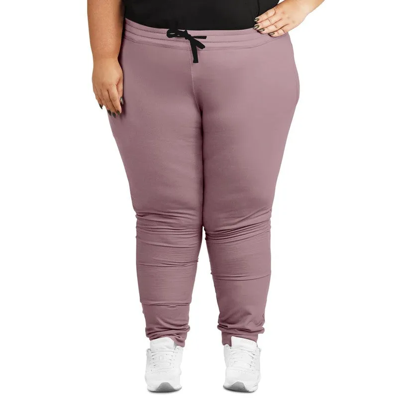 Shaded Pale Pastel Pink Brown Joggers | Unisex | with PLUS sizes | C0M30Y8K30