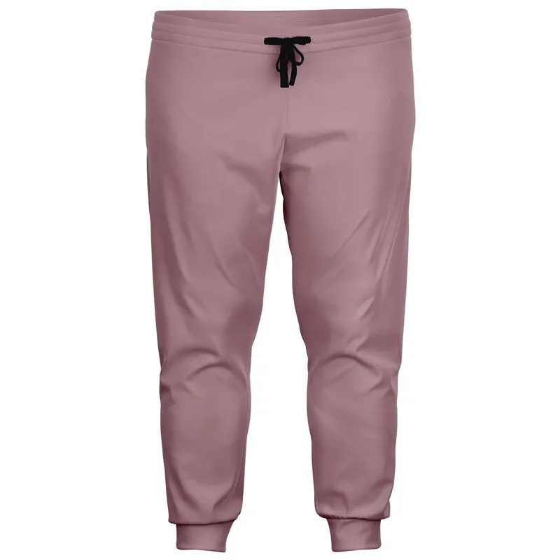 Shaded Pale Pastel Pink Brown Joggers | Unisex | with PLUS sizes | C0M30Y8K30