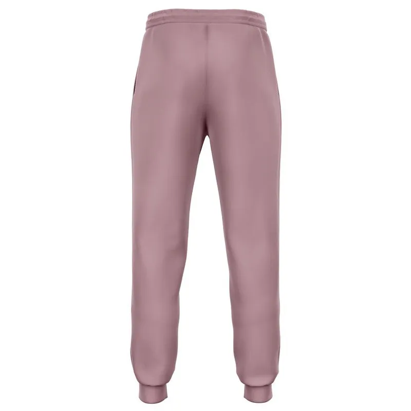 Shaded Pale Pastel Pink Brown Joggers | Unisex | with PLUS sizes | C0M30Y8K30