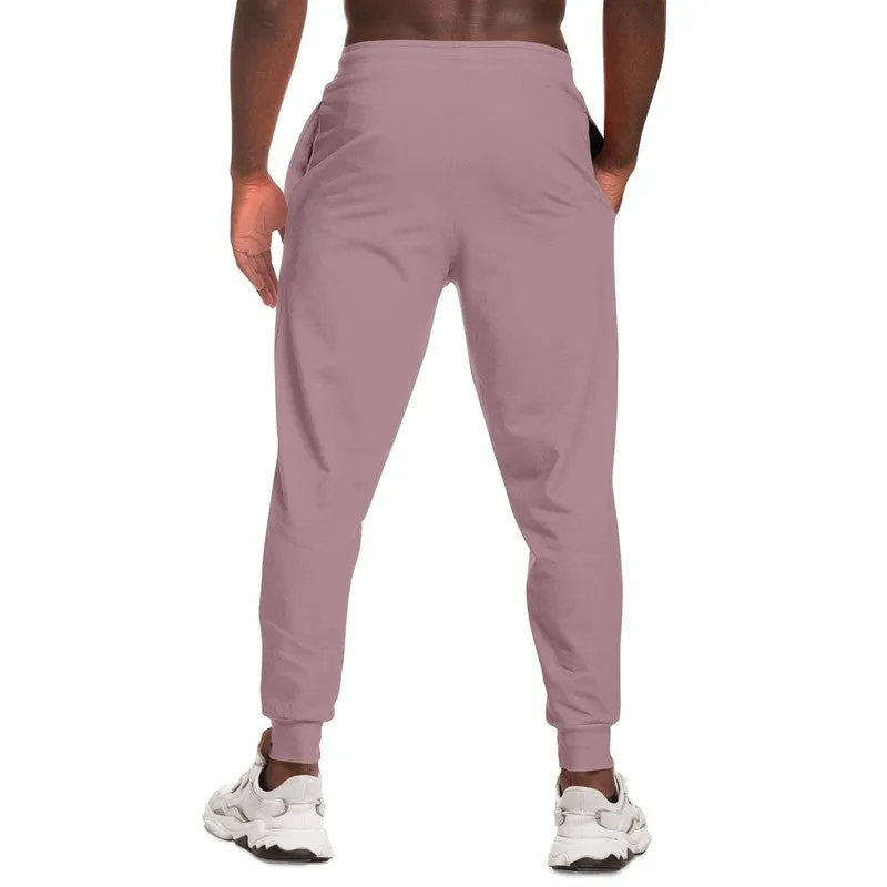 Shaded Pale Pastel Pink Brown Joggers | Unisex | with PLUS sizes | C0M30Y8K30