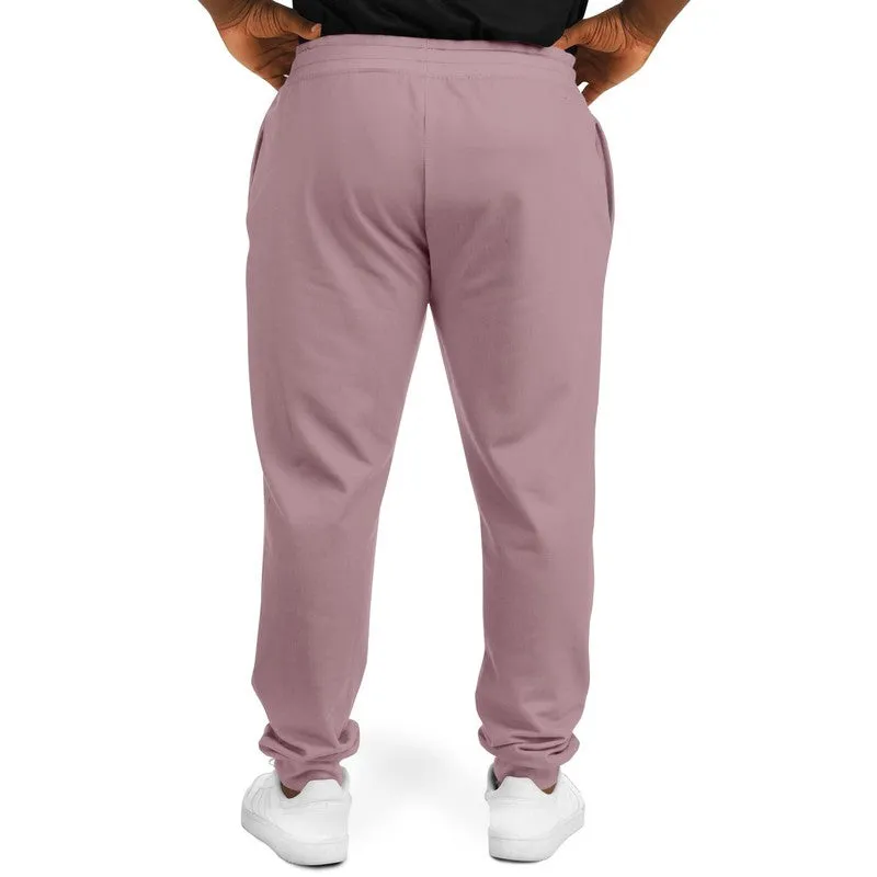 Shaded Pale Pastel Pink Brown Joggers | Unisex | with PLUS sizes | C0M30Y8K30