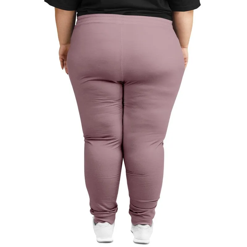 Shaded Pale Pastel Pink Brown Joggers | Unisex | with PLUS sizes | C0M30Y8K30