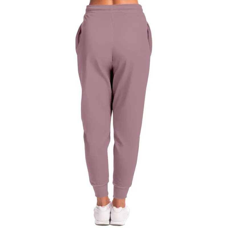 Shaded Pale Pastel Pink Brown Joggers | Unisex | with PLUS sizes | C0M30Y8K30