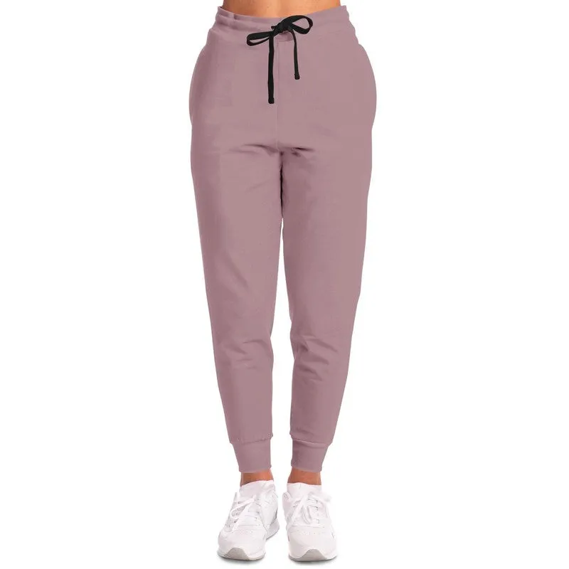 Shaded Pale Pastel Pink Brown Joggers | Unisex | with PLUS sizes | C0M30Y8K30