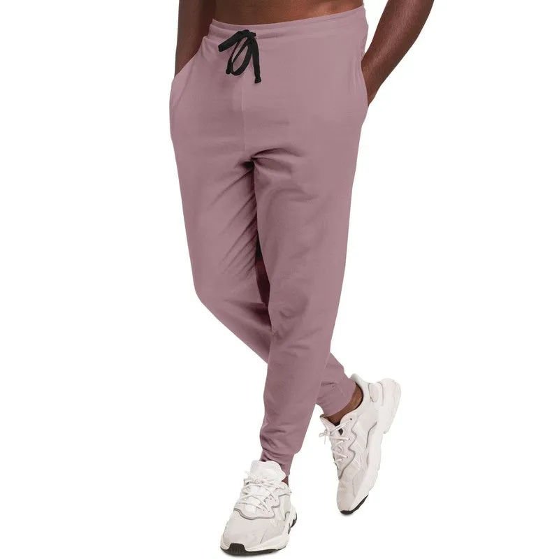 Shaded Pale Pastel Pink Brown Joggers | Unisex | with PLUS sizes | C0M30Y8K30