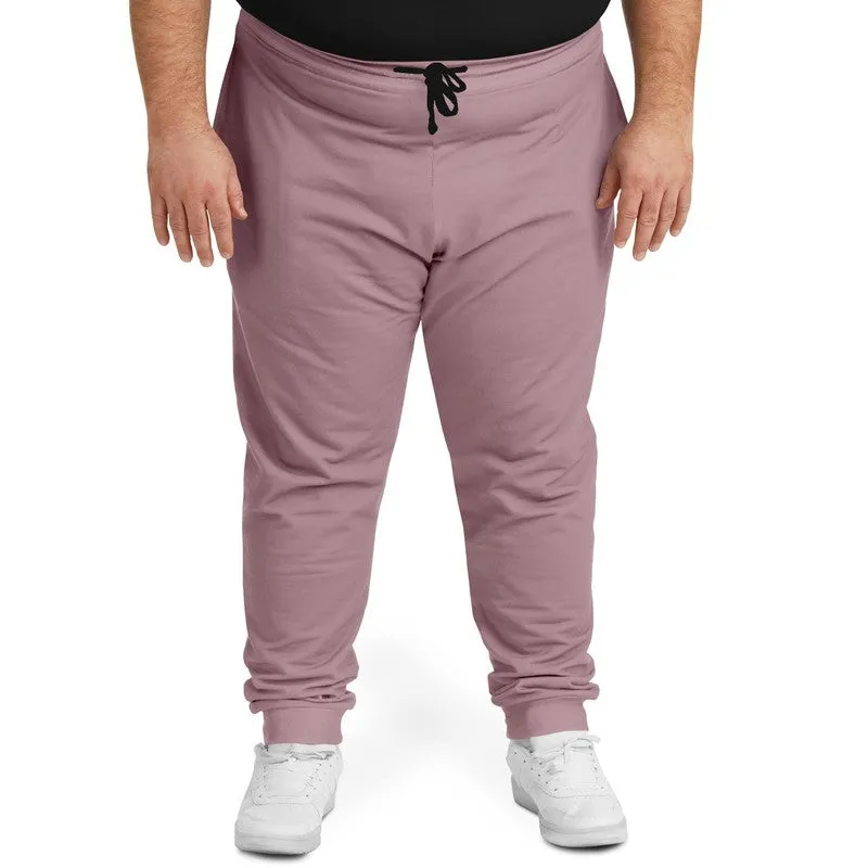 Shaded Pale Pastel Pink Brown Joggers | Unisex | with PLUS sizes | C0M30Y8K30