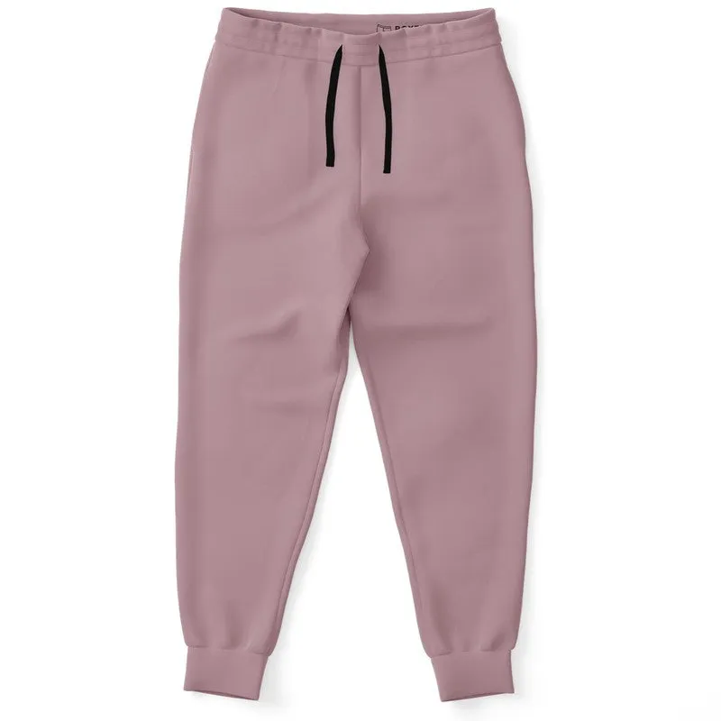 Shaded Pale Pastel Pink Brown Joggers | Unisex | with PLUS sizes | C0M30Y8K30